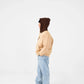 Boys Beige & Brown Fleece Hoodie