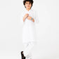 Boys Classic White Cotton Kurta