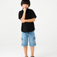 Deep Black Classic BoysÃ¢ÂÂ Cotton Shirt