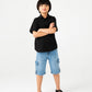 Deep Black Classic BoysÃ¢ÂÂ Cotton Shirt