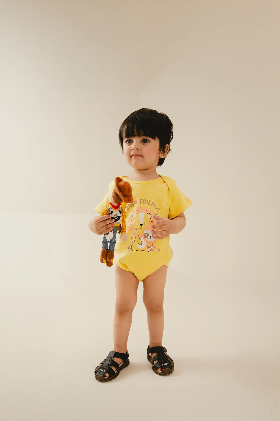 Boys Safari Friends Romper Set (Pack of 2)