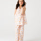 Girls Coral Whisper Cotton Co-ord Set