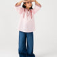 Glowy Pink Embroidered Top