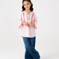 Glowy Pink Embroidered Top