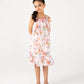 Happy Sketch Frill Dress