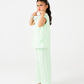 Girls Mint Cotton Co-Ord Set