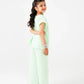 Girls Mint Cotton Co-Ord Set
