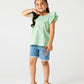 Pistachio Petal Cotton Top