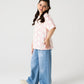 Girls Pattern Printed Drop Tee