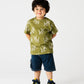 Boys Olive Sketches Tee