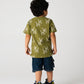 Boys Olive Sketches Tee