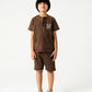 Boys Faded Brown Co-ord Set