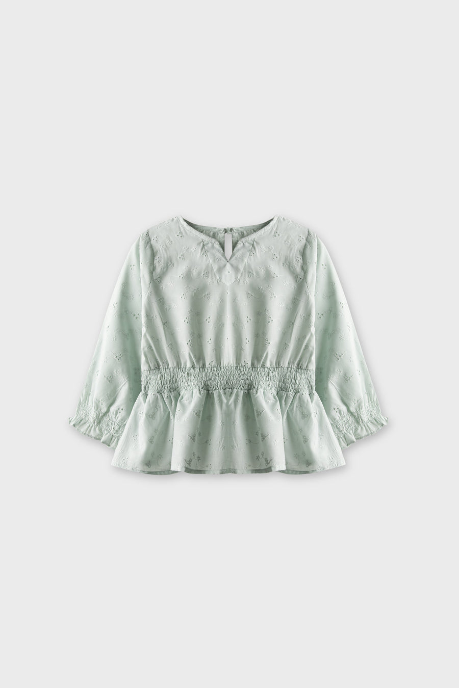 Soft Mint Peplum Top