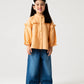 Peach Petal Frill Top