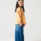 Peach Petal Frill Top