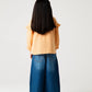 Peach Petal Frill Top
