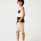 Boys Nude Blocks Tank Tops