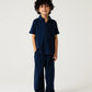 Mid Blue Jersey Co-ord Set