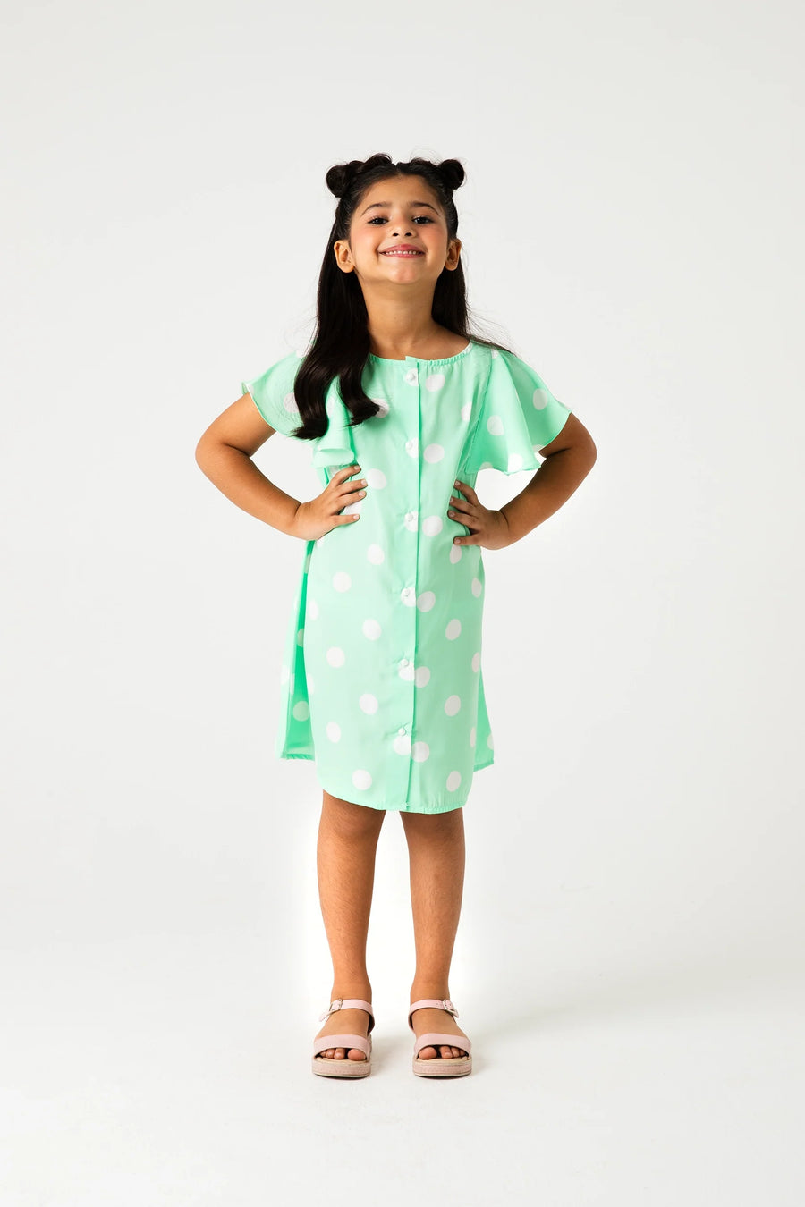 Polka Grace Georgette Dress