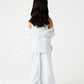 Silver Mint Sparkle Kurta Set - 3pc