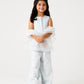 Silver Mint Sparkle Kurta Set - 3pc