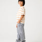 Boys Rust Stripe Drop Tee