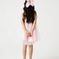 Blush Sparkle Net Dress