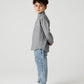 Grey Chambray Casual Shirt