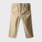 Boys Smart Straight Khaki Pants