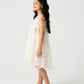 White & Gold Party Dress