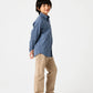 Boys Navy Check Cotton Casual Shirt