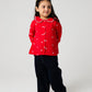 Red Heart Frill Bubble Top