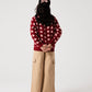 Girls Rosewood Hearts Fleece Sweatshirt