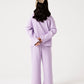 Girls Lilac Daisy Ottoman Co-ord Set