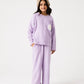 Girls Lilac Daisy Ottoman Co-ord Set