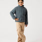 Cloud Mist Light-Blue Fur Jacket