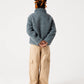 Cloud Mist Light-Blue Fur Jacket