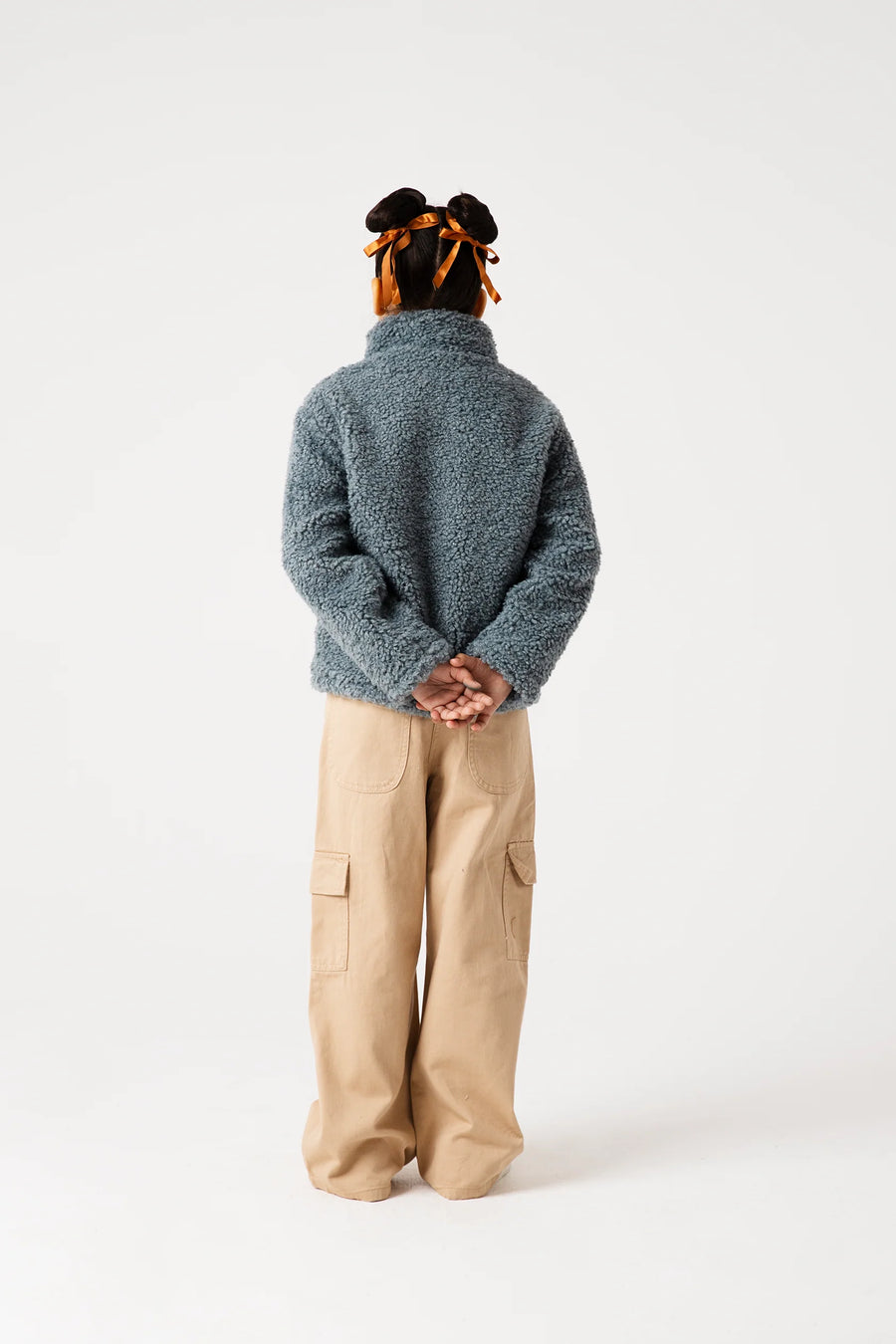 Cloud Mist Light-Blue Fur Jacket