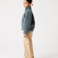 Cloud Mist Light-Blue Fur Jacket