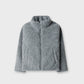 Cloud Mist Light-Blue Fur Jacket