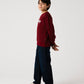 Boys Burgundy Leisure Fleece Sweatshirt
