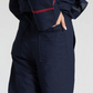 TEXTURED COLLARED A-LINE SHIRT WITH TROUSER