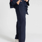 TEXTURED COLLARED A-LINE SHIRT WITH TROUSER