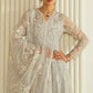 WHISPERING BLUE-2PC ORGANZA EMBROIDERED PRET