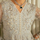 WHISPERING BLUE-2PC ORGANZA EMBROIDERED PRET