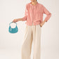 Crosshatch Ruffled Shirt