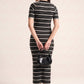 Yarn Dyed Knitted Dress