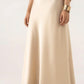 Silk Midi Skirt