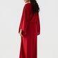Batwing-Sleeve Dress