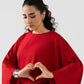 Batwing-Sleeve Dress